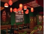 Mona Singh's restaurant is homely and cosy. 