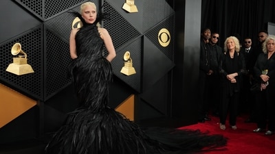 Lady Gaga arrives at the 68th annual Grammy Awards on Sunday. She was, unequivocally, the best-dressed of the night. The singer wore a regal, ravishing goth in a black feather-covered gown with a dramatic mermaid silhouette. (Jordan Strauss/Invision/AP) Lady Gaga arrives at the 68th annual Grammy Awards on Sunday. She was, unequivocally, the best-dressed of the night. The singer wore a regal, ravishing goth in a black feather-covered gown with a dramatic mermaid silhouette. (Jordan Strauss/Invision/AP)