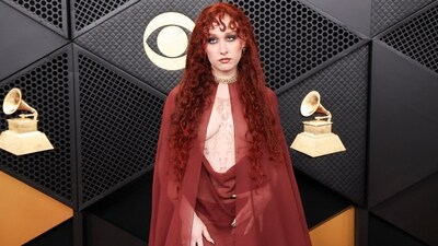 Chappell Roan posed at the red carpet during the 68th Annual Grammy Awards in a risque ensemble.&nbsp; (REUTERS)