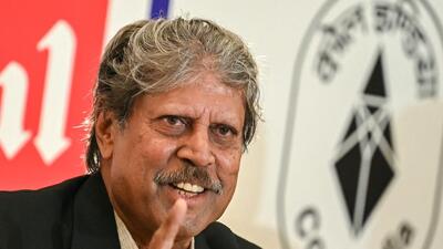 Former India cricket captain and PGTI president Kapil Dev. (AFP) Former India cricket captain and PGTI president Kapil Dev. (AFP)