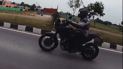 The Himalayan 750 will use a larger engine than the current 650s. (Instagram / manoj._.650)