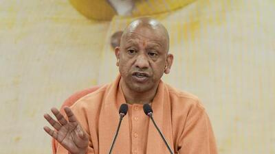 Uttar Pradesh chief minister Yogi Adityanath at a press conference in Lucknow on Monday. (ANI PHOTO) Uttar Pradesh chief minister Yogi Adityanath at a press conference in Lucknow on Monday. (ANI PHOTO)
