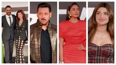Bollywood celebrities turned up the glam at the event with their stylish outfits. (Picture credit: Instagram/@viralbhayani) Bollywood celebrities turned up the glam at the event with their stylish outfits. (Picture credit: Instagram/@viralbhayani)