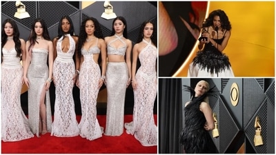 From KATSEYE and Lady Gaga to Olivia Dean and Chappel Roan, celebrities wore the best looks on the Grammys red carpet. Let's check out the best-dressed celebrities from this year. (Reuters, AP) From KATSEYE and Lady Gaga to Olivia Dean and Chappel Roan, celebrities wore the best looks on the Grammys red carpet. Let's check out the best-dressed celebrities from this year. (Reuters, AP)