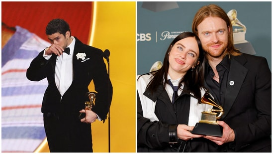 Echoing the same sentiment as Bad Bunny, Billie Eilish took the opportunity to criticise the agents of the United States Immigration and Customs Enforcement (ICE) and wore an “ICE out” to express her discontent with the federal agency. (Reuters)