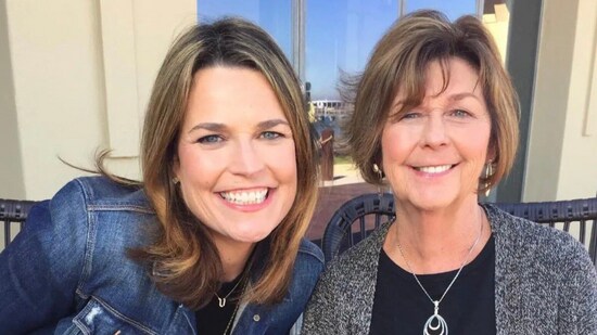 Nancy Guthrie (R) and Savannah Guthrie (X)