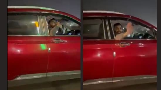 Police took note of the video after it began circulating widely on social media. (X/@BeingPolitical1)