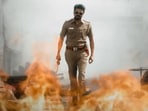 Vijay in a still from H Vinoth's Jana Nayagan, which has yet to get a new release date. 
