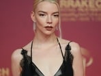 Anya Taylor-Joy poses for a photo on the red carpet during the closing ceremony for the 22nd Marrakech International Film Festival in Morocco, Saturday, Dec. 6, 2025.