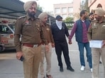 Mohali police arrested the accused, Kuldeep of Kishanpura, Zirakpur, within hours after launching an intensive manhunt across the district. (HT Photo)