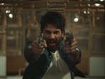 Shahid Kapoor in a still from Vishal Bhardwaj's O Romeo.