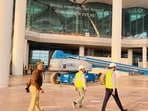 The Noida International Airport is a major public-private partnership project developed on approximately 1,300 hectares in Jewar, Gautam Budh Nagar.