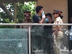 Shetty’s residence, the 10-storeyed ‘Shetty Tower’, is located on Hasya Kalakar Mehmood Chowk in Juhu. CCTV footage from the area showed a man approaching the building on foot and opening fire with a weapon at 12.40am on Sunday, police said (Hindustan Times)