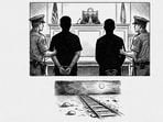 The accused were sent to four-day police remand after confessing, with an FIR registered under Bharatiya Nyaya Sanhita provisions. (HT)