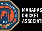 The logo of the Maharashtra Cricket Association.