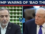 After Iran minister says USA lost, Trump responds with 'bad things' warning After Iran minister says USA lost, Trump responds with 'bad things' warning