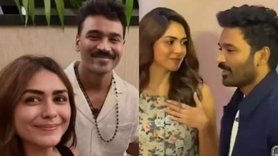 Mrunal Thakur talks about love amid dating rumours with Dhanush. Mrunal Thakur talks about love amid dating rumours with Dhanush.