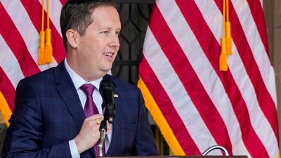 Sergio Gor, 38, became the US ambassador to India barely a month ago. (PTI) Sergio Gor, 38, became the US ambassador to India barely a month ago. (PTI)