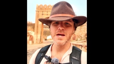 The video has garnered over 4 lakh views on Instagram. (Instagram/@charlietravelusa) The video has garnered over 4 lakh views on Instagram. (Instagram/@charlietravelusa)