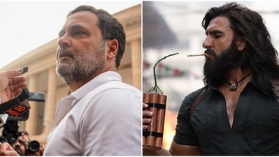 రాహుల్ గాంధీ- రణ్వీర్ సింగ్ ధురంధర్.. రాహుల్ గాంధీ- రణ్వీర్ సింగ్ ధురంధర్..