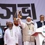 বাংলাদেশের জামায়াতে ইসলামির প্রচারের মঞ্চ। (ছবি সৌজন্যে এপি)