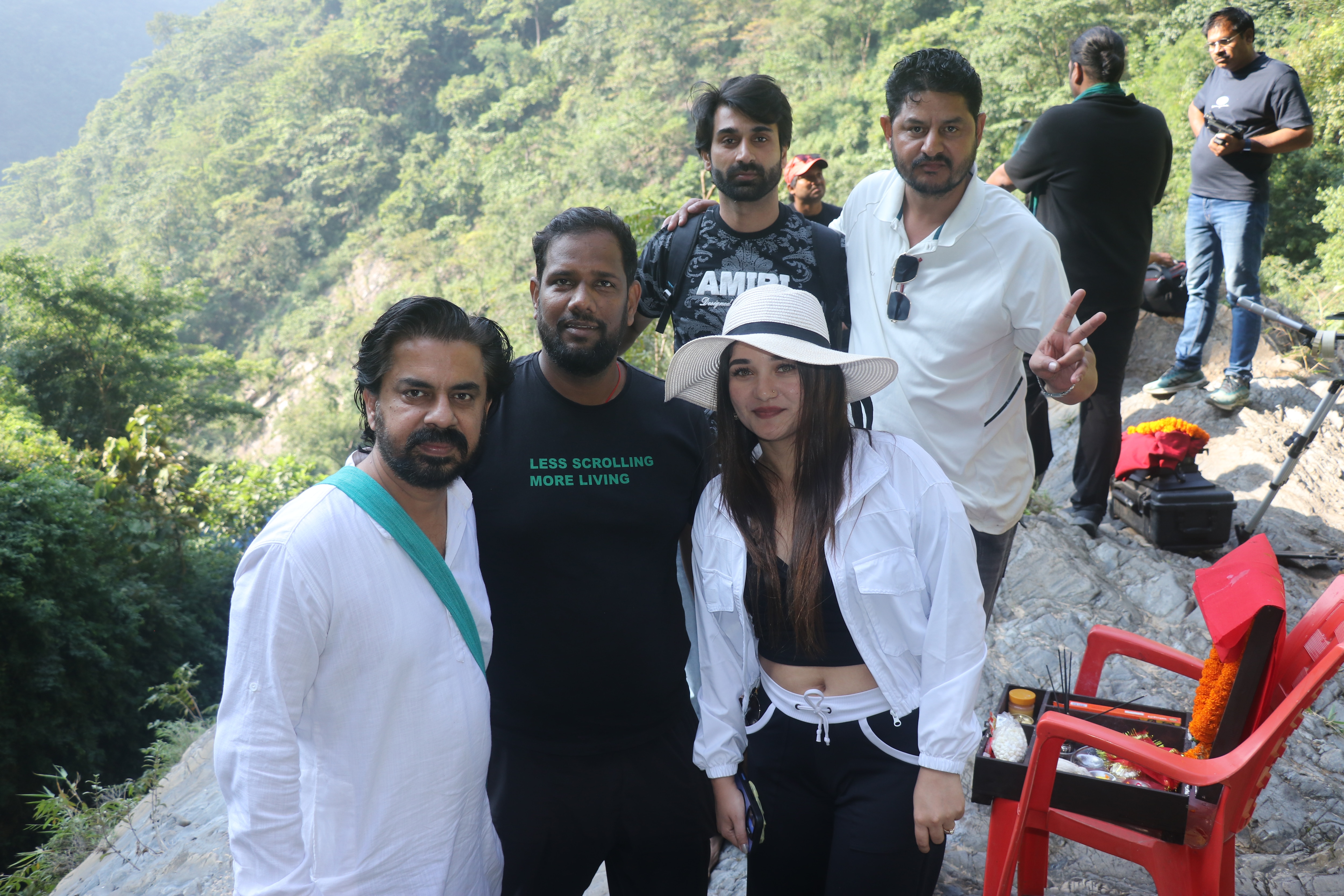 Amit Rao with team members