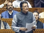 Union Minister Piyush Goyal speaks in Lok Sabha during the ongoing budget session, in New Delhi on Wednesday.