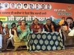 BJP Punjab working president Ashwani Sharma addressing a public rally organised in support of the Viksit Bharat G-RAM-G Scheme in Kharar. (HT) BJP Punjab working president Ashwani Sharma addressing a public rally organised in support of the Viksit Bharat G-RAM-G Scheme in Kharar. (HT)
