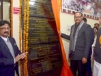Deputy CM Brajesh Pathak at Balrampur Hospital on Tuesday. (HT) Deputy CM Brajesh Pathak at Balrampur Hospital on Tuesday. (HT)
