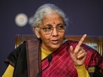 Finance minister Nirmala Sitharaman.