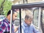 Mumbai, India - September 23, 2025: Mumbai Police’s Crime Branch arrested former Lodha Group director Rajendra Lodha in the  <span class='webrupee'>₹</span>85 crore fraud case and he was produced in Killa Court, in Mumbai, India, on Tuesday, September 23, 2025. (Photo by Bhushan Koyande/ Hindustan Times)