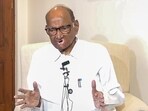 NCP (SP) chief Sharad Pawar addresses a press conference, in Mumbai, Wednesday, Feb. 4, 2026.