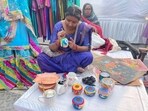 Roopsana at work at Sanatkada