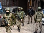 Security personnel conduct search operations ahead of Union Home Minister Amit Shah’s visit to Jammu and Kashmir, in Srinagar on Wednesday. (ANI)