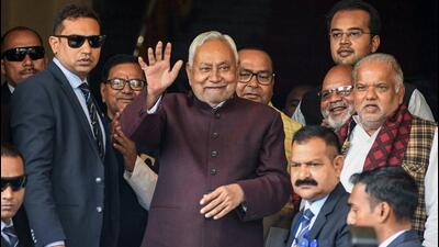 Bihar chief minister Nitish Kumar. (ANI) Bihar chief minister Nitish Kumar. (ANI)