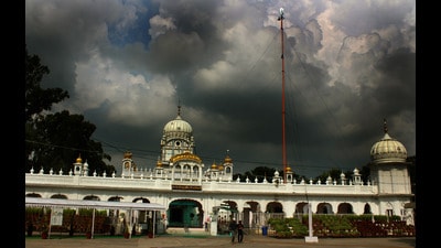 Gurdwara Amb Sahib manager Rajinder Singh sold the said land in Sainimajra village to four buyers without any official approval, and fraudulent registries were executed in different names on December 2, 2025, as per SGPC probe. (HT) Gurdwara Amb Sahib manager Rajinder Singh sold the said land in Sainimajra village to four buyers without any official approval, and fraudulent registries were executed in different names on December 2, 2025, as per SGPC probe. (HT)
