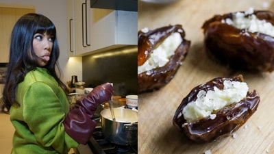 Kourtney Kardashian swears by these 'healthy' buttered dates - Recipe inside (Photos: Instagram/kourtneykardash, Basics with Bail) Kourtney Kardashian swears by these 'healthy' buttered dates - Recipe inside (Photos: Instagram/kourtneykardash, Basics with Bail)