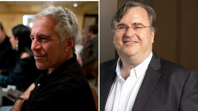 Reid Hoffman (R) has backtracked on his earlier claims about meeting Jeffrey Epstein (L) Reid Hoffman (R) has backtracked on his earlier claims about meeting Jeffrey Epstein (L)