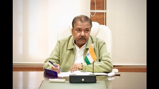 Bihar industries minister Dilip Jaiswal (Ht Photo)