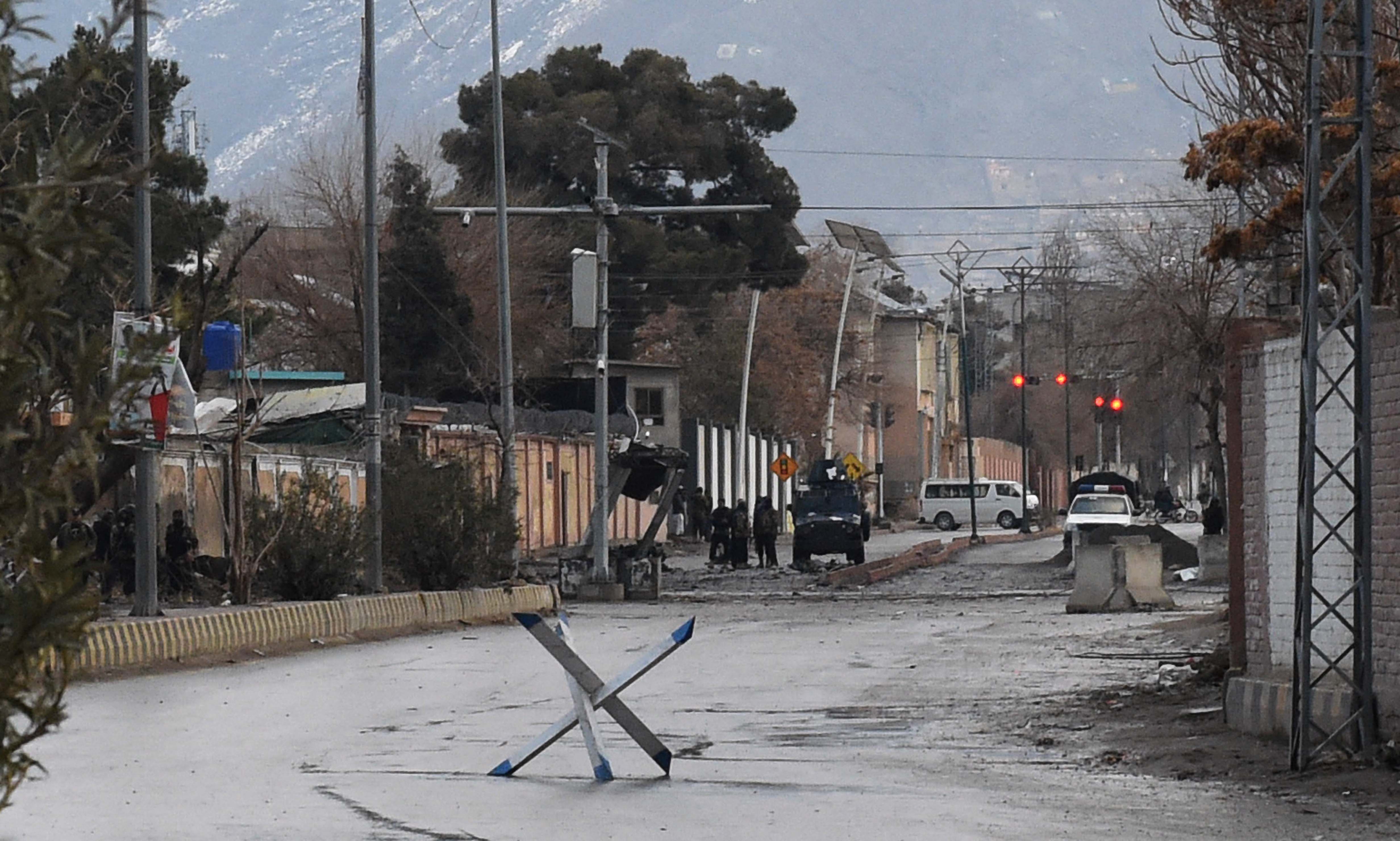 Security personnel inspect the blast site after an attack by Baloch militants in Quetta on January 31, 2026. (AFP) Security personnel inspect the blast site after an attack by Baloch militants in Quetta on January 31, 2026. (AFP)