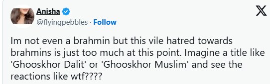 Reaction to Ghooskhor Pandit. Reaction to Ghooskhor Pandit.