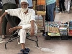 A few booksellers from the bazar’s pioneering days are still manning the bazar. The gracious Qamar Syed is one such presence. (HT Photo)