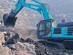 East Jaintia Hills: Smoke billows after an explosion at an illegal coal mine, in East Jaintia Hills district, Meghalaya, Thursday, Feb. 5, 2026. At least 16 workers were killed and several others are feared trapped. 