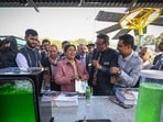 CM Rekha Gupta takes stock of technological innovations at PlastIndia 2026 exhibition. (Sanchit Khanna/HT Photo) CM Rekha Gupta takes stock of technological innovations at PlastIndia 2026 exhibition. (Sanchit Khanna/HT Photo)