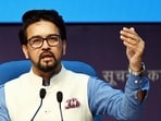 File image of Anurag Thakur. (Hindustan Times)