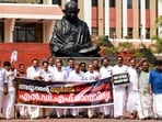 United Democratic Front MLAs walkout from the Kerala Legislative Assemby, demanding the resignation of state Devaswom Minister V N Vasavan over the Sabarimala gold theft controversy.