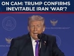 Donald Trump claimed Iran was 'negotiating' because 'they don't want us to hit them' during his address to the National Prayer Breakfast in Washington DC on Thursday. Donald Trump claimed Iran was 'negotiating' because 'they don't want us to hit them' during his address to the National Prayer Breakfast in Washington DC on Thursday.