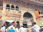 The Banke Bihari temple at Vrindavan in Mathura district. (FILE PHOTO)