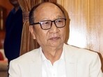 BJP Manipur Legislature Party leader Yumnam Khemchand Singh took oath as the Chief Minister of Manipur, at Lok Bhavan in Imphal on Wednesday.