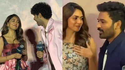 ధనుష్‌తో డేటింగ్ పుకార్లు- స్టేజీపై చెన్నై కనెక్షన్ అంటూ యంగ్ హీరో- సిగ్గు పడిన మృణాల్ ఠాకూర్- ముసిముసిగా నవ్వుతూ!